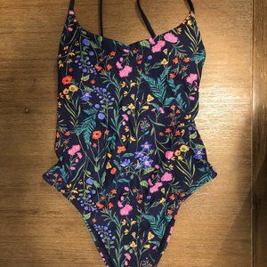 Aerie Floral One Piece SwimSuit - Size M